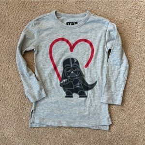 Darth Vader Valentine, Heart, Star Wars, Girls 4T